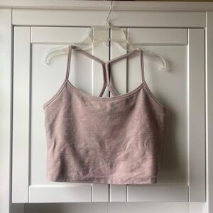 Spacedye Slim Racerback Cropped Tank - Size L - Chai